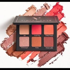 Violet Voss Coral Pop Fall Eyeshadow & Pressed Pigment Palette NWT